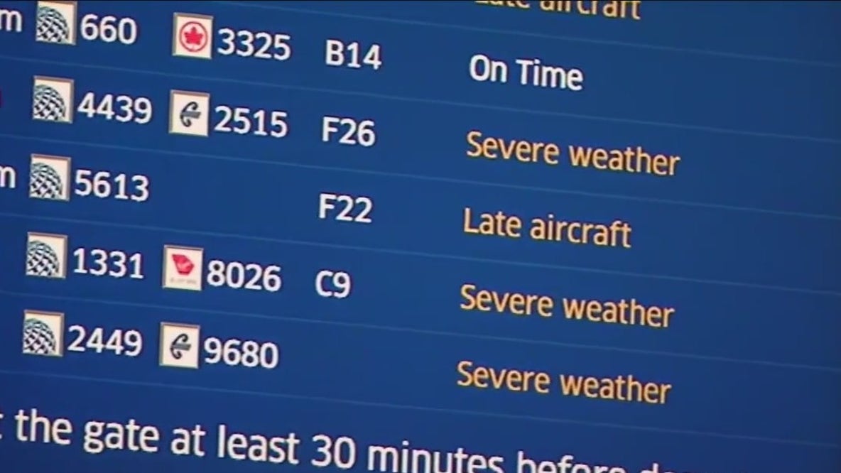 Severe weather shakes up travel plans for people passing through Chicago
